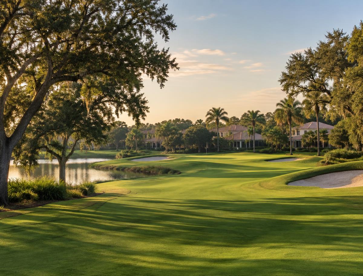 Golf course in a Florida master-planned community